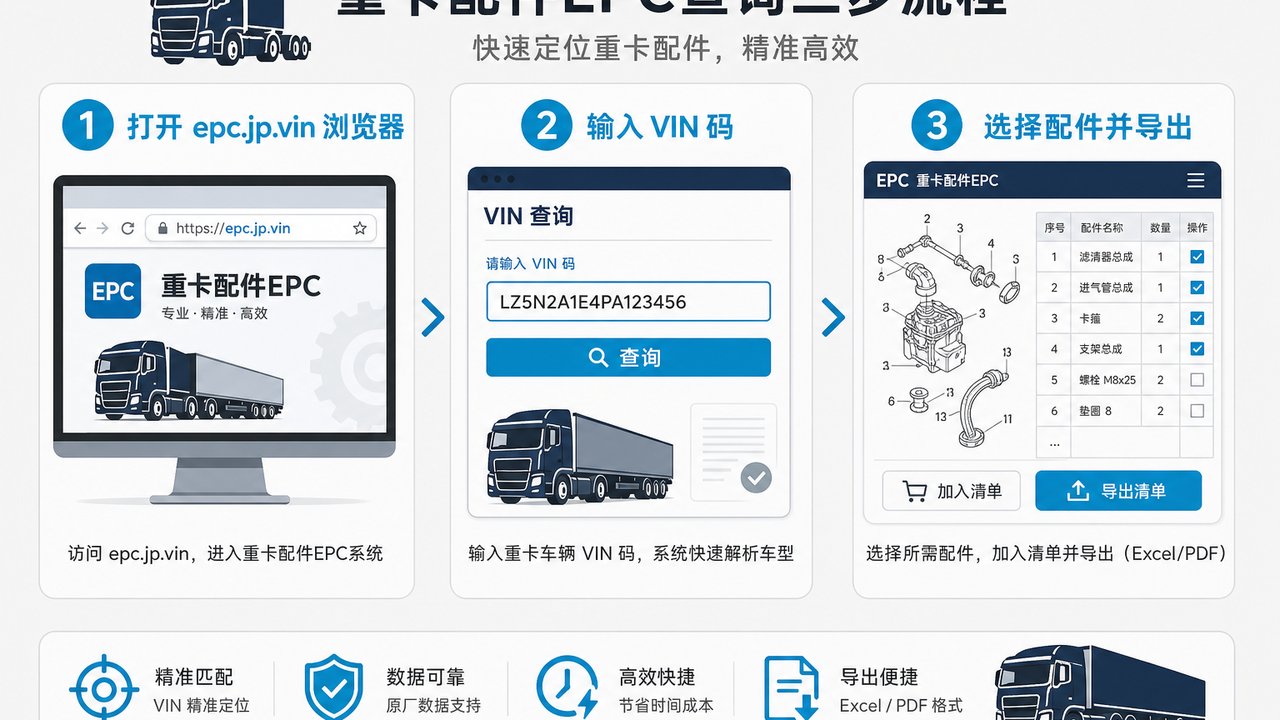 陕汽商用EPC网址进错解放重汽目录用VIN锁回德龙再对空滤机滤柴滤OE